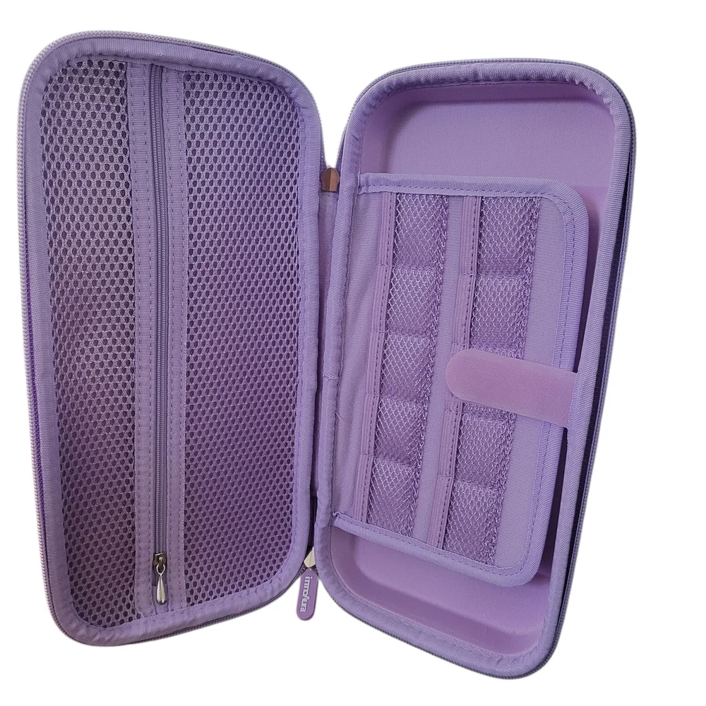 Lavender Nintendo Switch 2 Carrying Case Travel Storage Organizer NWOT